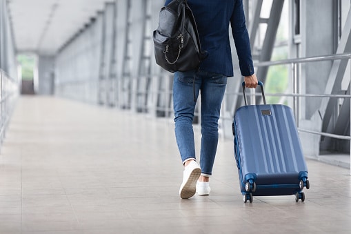 Person at an airport.