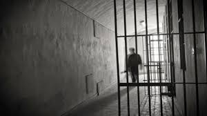 Inside of a jail.